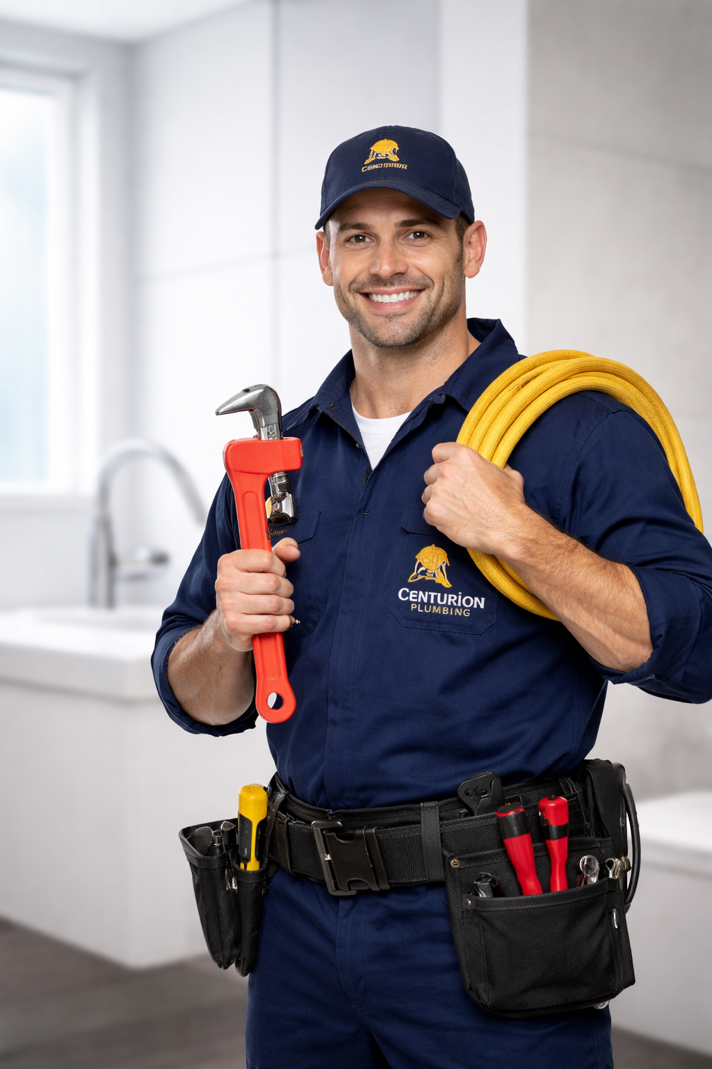 Centurion plumber on site for residential and commercial plumbing work
